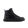 Armani Exchange High-Top Fashion Sneakers With Round Toe In Solid Color Men Sneakers Black XM001963AF19402UC001