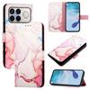 PT003 Marble Pattern Flip PU Leather Phone Case For Xiaomi Poco M8 Power 5G, Wallet Card Slot Kickstand Protective Cover