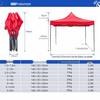 3x3M UV-Protective Foldable Outdoor Tent with Sun Shade & Rain Shelter