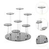 Acrylic Display Stand for Jewelry, 7 Tier Riser Rings And Earrings