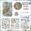 Infeel.Me My Little House 3D Scenery Stickers - Miniature Two-Layer Quiet Book Series