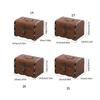 Decorative Locking Wooden Coin Saver Bucolic Treasure Box For Home Office Kids Bedroom Storage Accessories