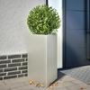 VidaXL Planters 2 Pcs Triangular 50x43x75 Cm Stainless Steel 851180