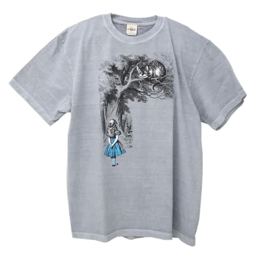 Macmillan Alice Cheshire Cat Pigment T-Shirt, Gray