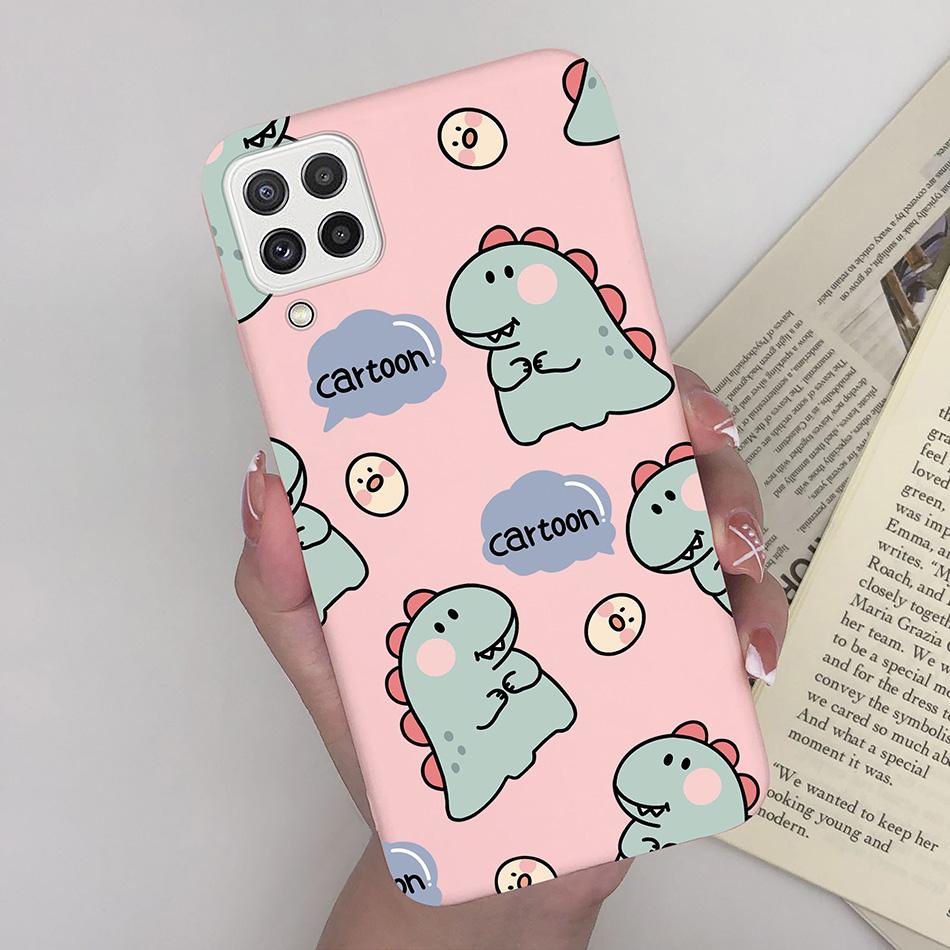For Samsung Galaxy A22 4G 5G Case SM-A225F Love Heart Soft Silicon Phone Cover For SamsungA22 GalaxyA22 M22 A 22 4G 5G Fundas