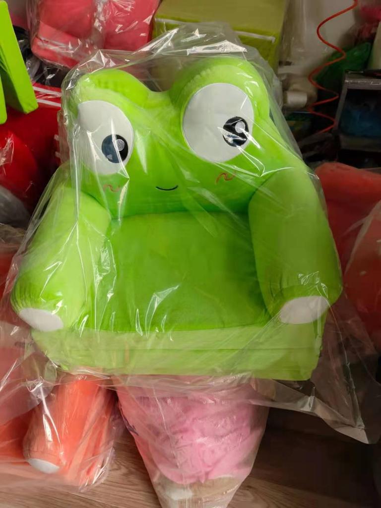 Cartoon Children's Multi-Layer Folding Plush Sofa Bed 