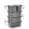 15 Piece Transparent Fresh Strainer Refrigerator Storage Set
