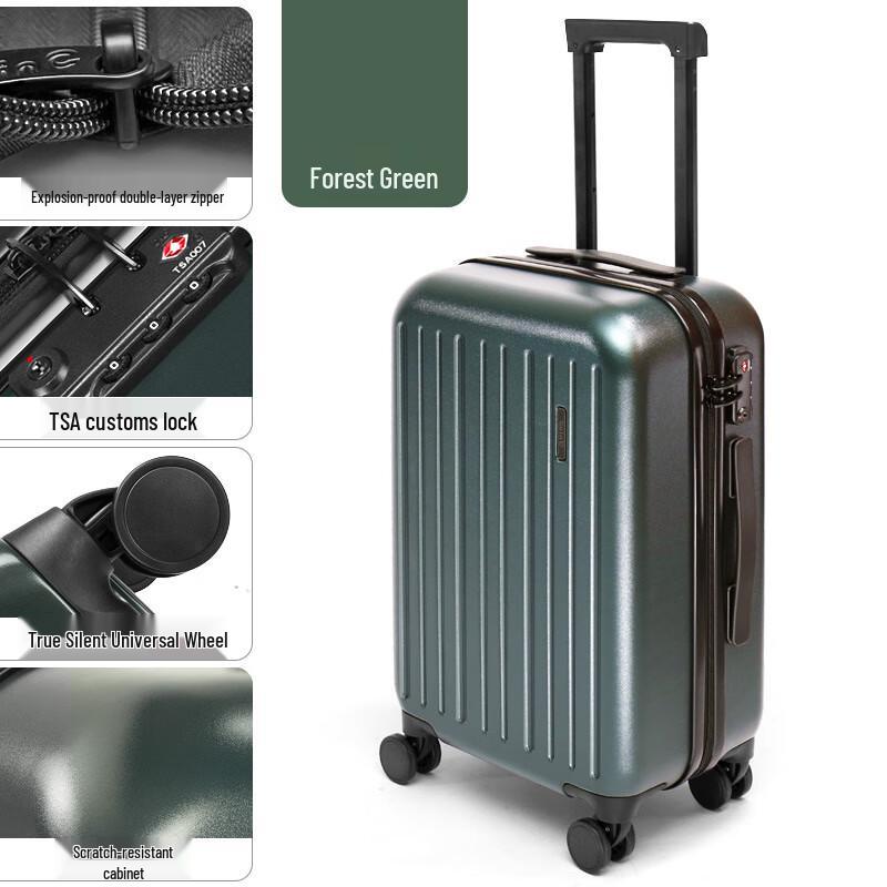 TOUO PC Hard Shell Suitcase with TSA Lock 20 inch
