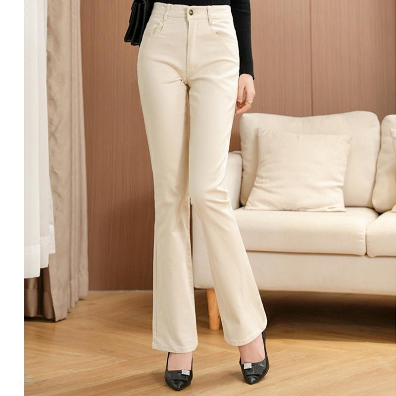 

Women s Stretch bootcut jeans, Mid-rise Slim Fit Flared Jeans, Women s Casual Jeans 38