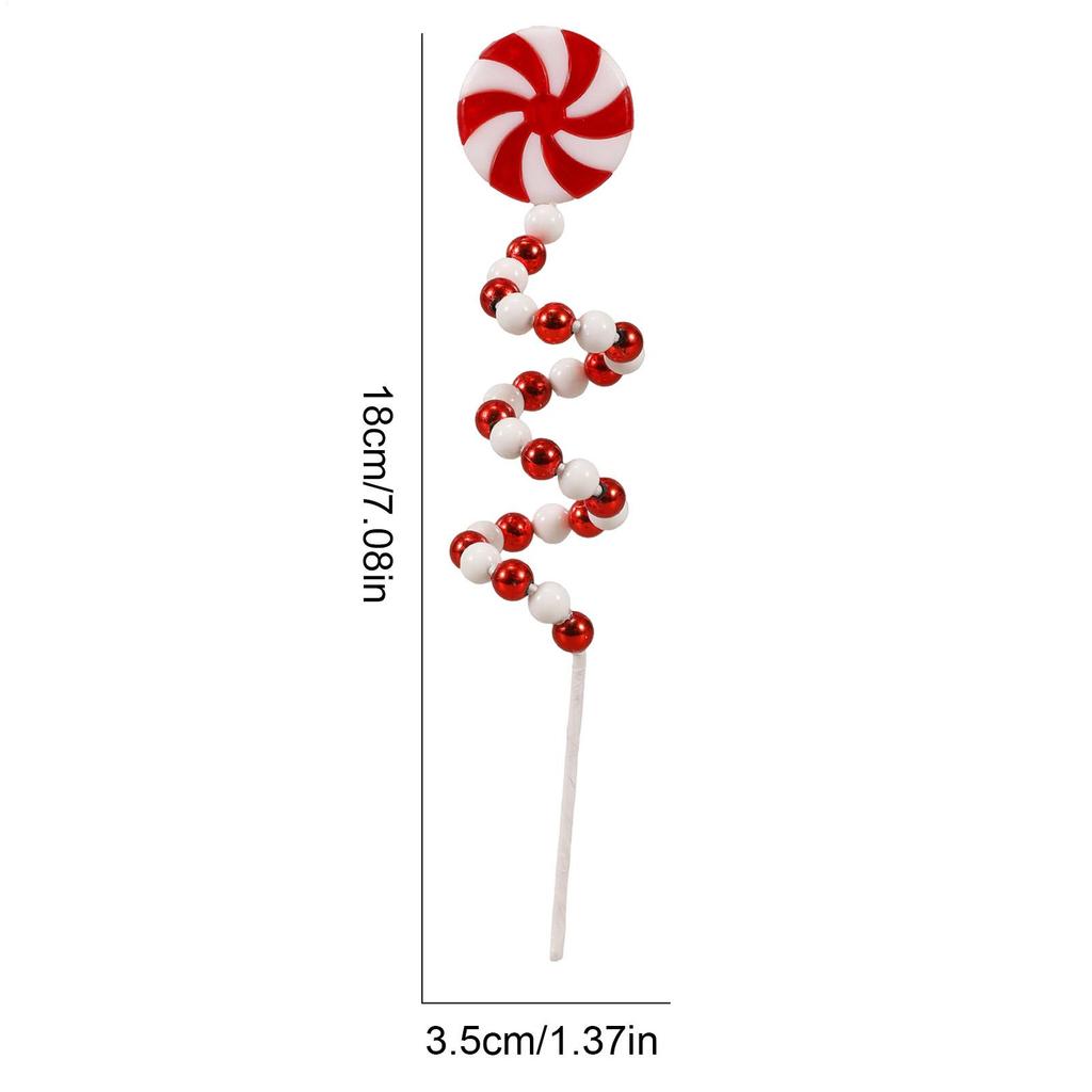 Christmas Tree Pick Decor Christmas Tree Candy Picks Decorations Festive Ornaments Winter Scene Layout For Hotel Dining Room