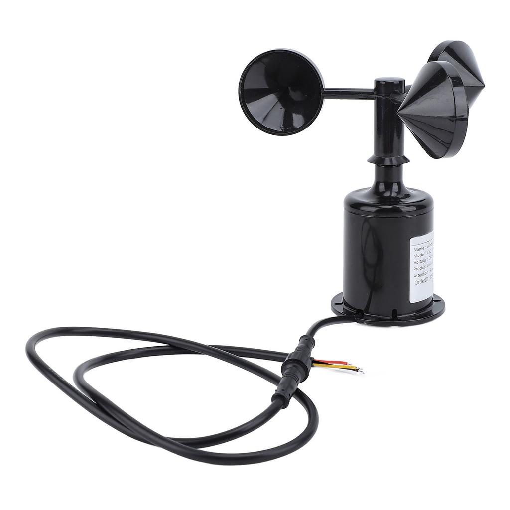 Wind Speed Anemometer High Accuracy 5V Wind Speed Monitoring Sensor Measuring Detector with 2.62ft