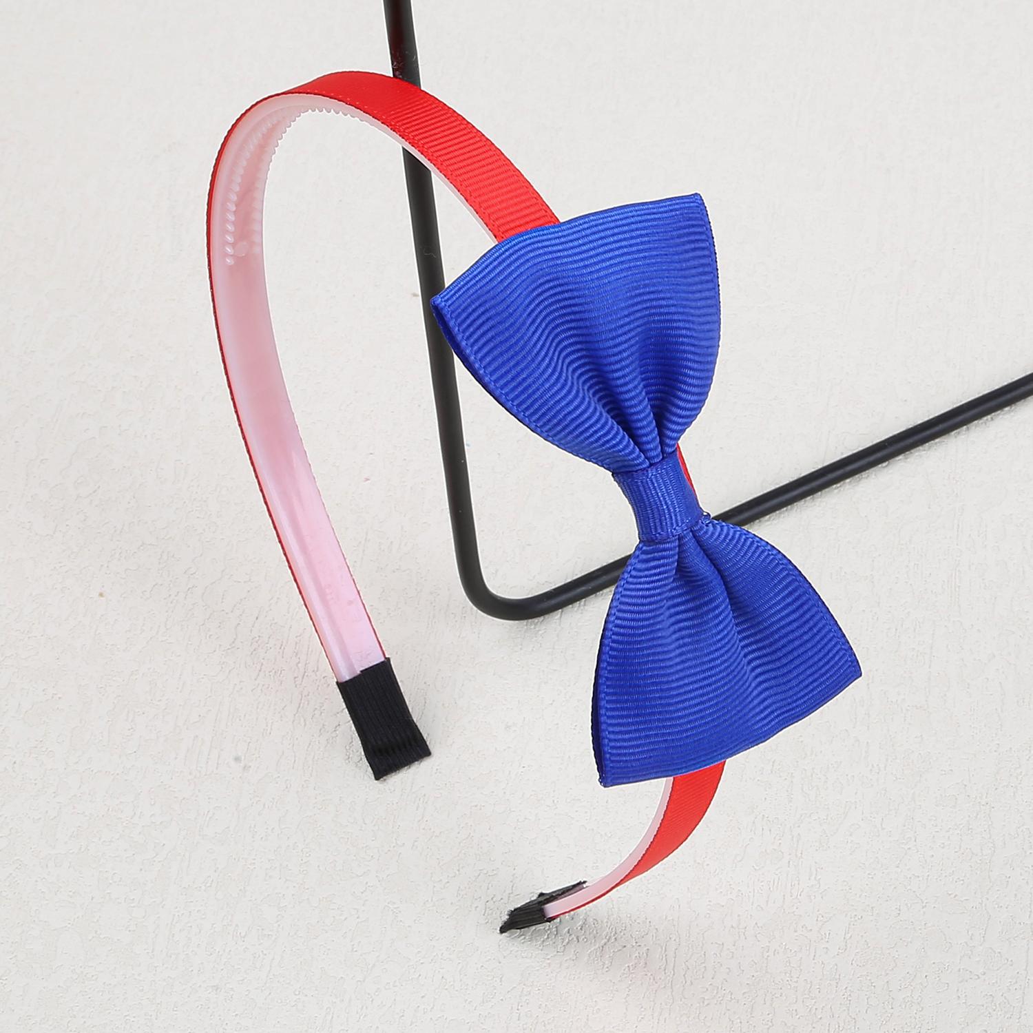 

1/4 шт. Гросгрейн Раббин Банты для волос Повязки на голову Пластиковые зубчики Резинки для волос Девочки 3-дюймовые Банты Обручи для волос Детские Школьные Аксессуары для волос