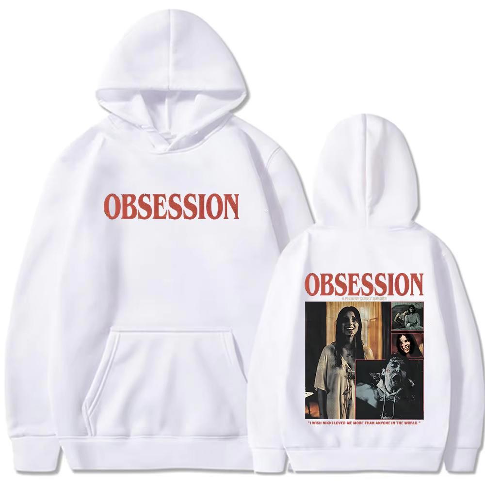 Horror Movie Fan One Wish Willow Hoodie, Men's Fashion Vintage Gothic Long Sleeve Loose Hooded Sweatshirt Hoodies