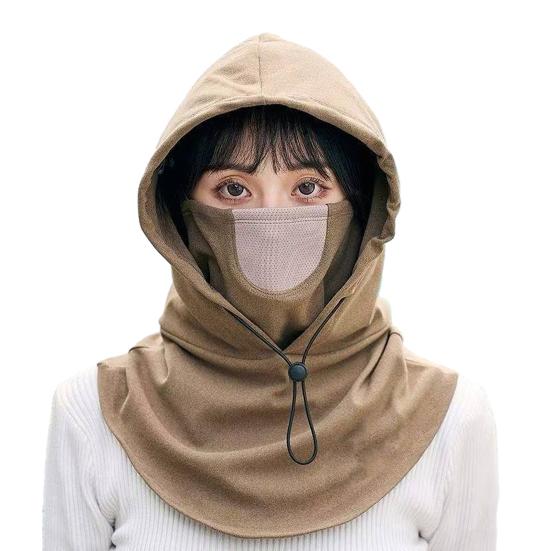Winter Cycling Face Guard Neck Gaiter Breathable Thick Warm Windproof Outdoor Skiing Motorcycle Bandana Balaclava Hat