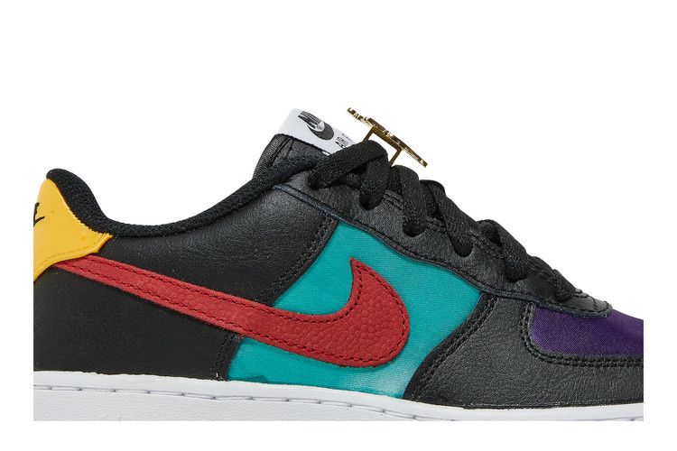 Kids' Sneakers Nike Air Force 1 LV8 EMB NBA WNBA (GS) Black/Washed Teal/Court Purple/Gym Red