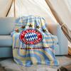 FC Bayern München logo printed throw blanket—soft,warm;versatile blanket for all seasons—perfect as &air-conditioning throw,nap blanket