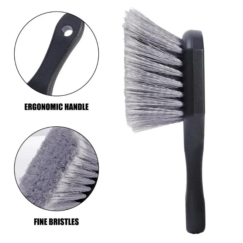 Car Hub Cleaning Brush Automatic Wheels Detailing Washing Tool Car Tire Hub Rim Gap Dust Removal Brushes Car Body Beauty Tools