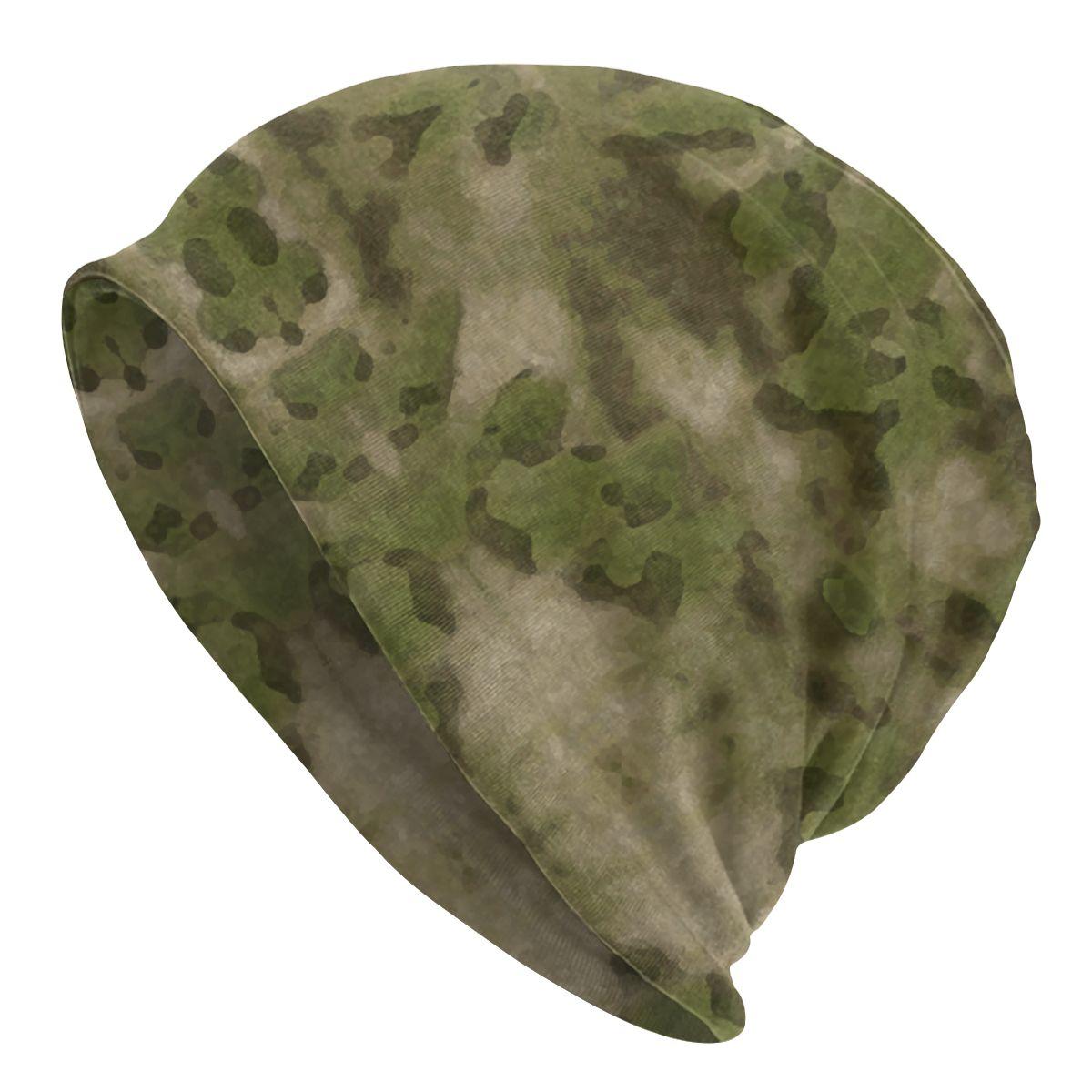 

Atacs Fg Camo Камуфляж Армейская Осенняя женская теплая шапочка Двойное использование Повседневная шапка с капюшоном