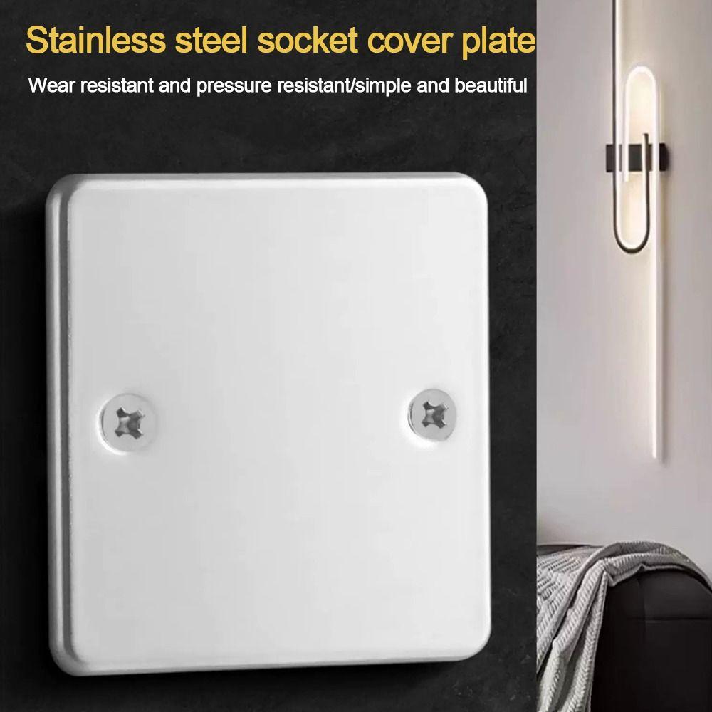 Stainless Steel Bottom Box Panel 86 /120 Type Blank Panel New Embedded Panel