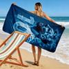 Ręcznik plażowy Messi Power Print, Duży Miękki Szybkoschnący Ręcznik na Plażę Kemping Pływanie