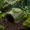 Eidechsen-Habitat-Dekoration Reptilien-Versteckhöhle, Baumstamm-Gecko Realistisch Gewölbt Natürliche Rindenstruktur Versteck Versteck für Spinnen Schildkröten Terrarium
