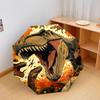1 szt. Automatyczny Składany Parasol - Wzór Tyranozaur Rex, Przenośna i Składana Konstrukcja z 8 Żebrami, Prezenty Świąteczne i Urodzinowe