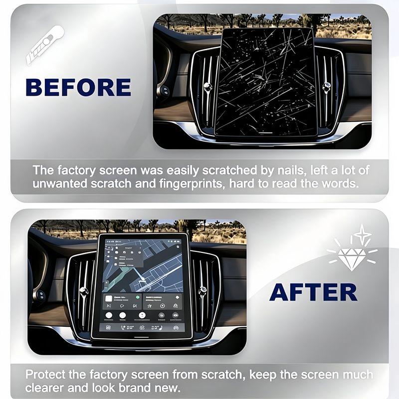 For ZEEKR 001 2024-2025 Car Interior GPS Navigation Matte Anti-glare Protective Film LCD Screen Tempered Glass Film Accessories
