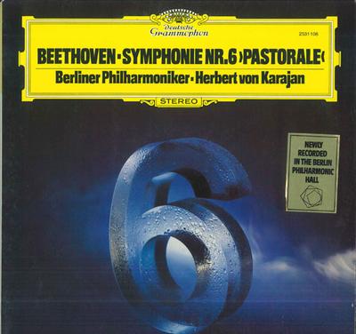 LP Record HERBERT VON KARAJAN BERLINER PHILH  Beethoven Symphonie Nr6 Fdur Op68 2531106 DEUTSCHE GRAMMO Germany Classical Used
