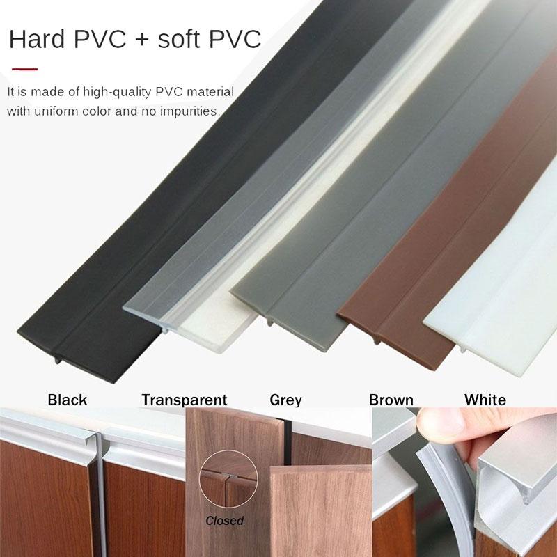 Door Wardrobe Cabinet Stripe Selfadhesive Seal Pvc Insectproof Moistureproof