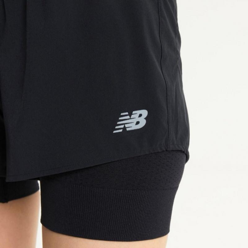 New Balance Shorts Nqj Nbnve4p012 19 Women Rc Part 3 2 In 1 Shorts