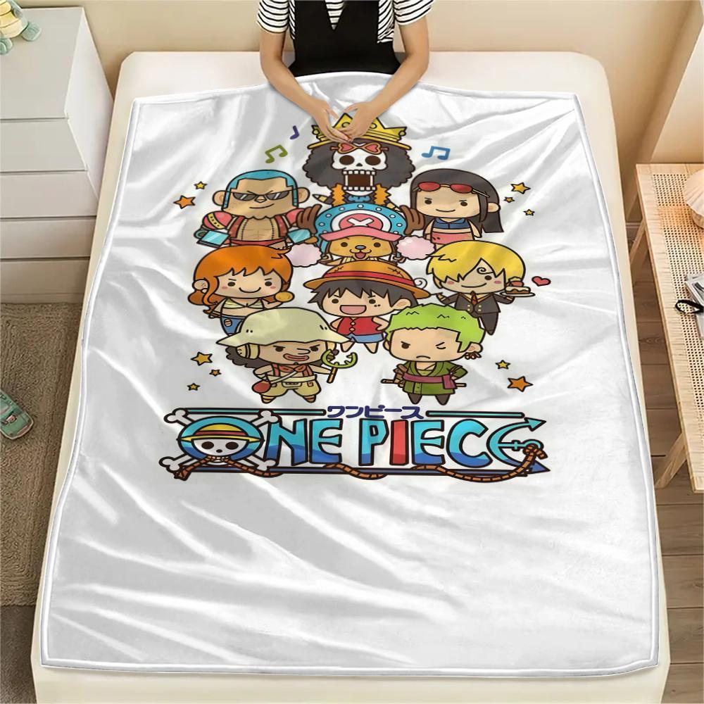 One Piece Flannel Blanket Pretty Printed Design For Home Bed Sofa Chair Travel Picnic -HE16