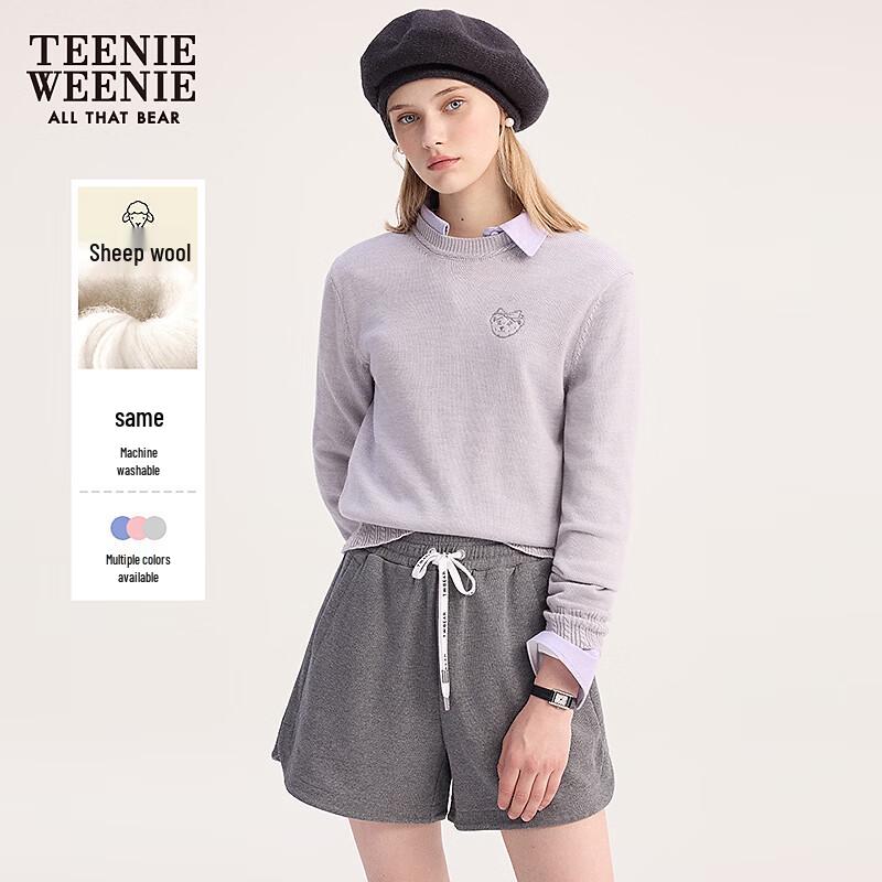Teenie Weenie Women's Bear Cartoon Winter Sweater