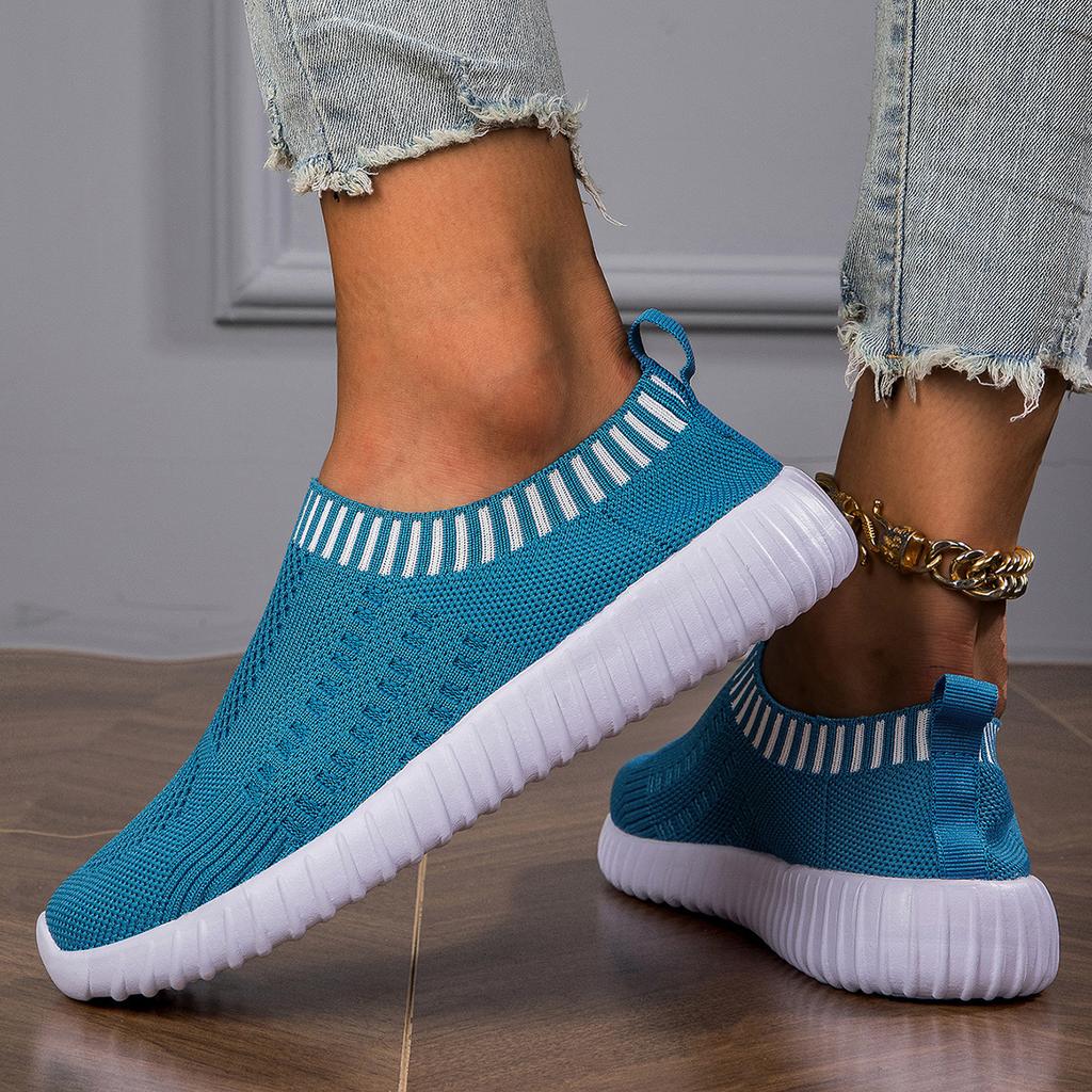 Fashion Women's Casual Original Sneakers Flat Bottomed Lightweight Summer Trend Comfortable Mesh Fashionable Running Shoes Large Size