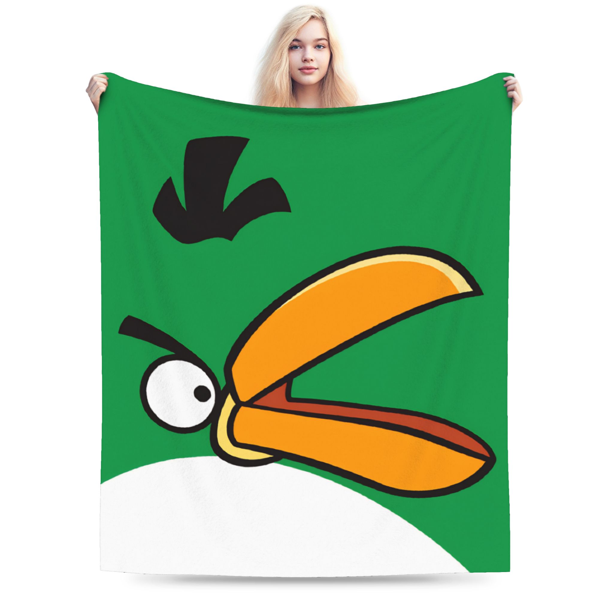 A-Злая Анимация B-Птицы Мультфильм Одеяла Теплое Плюшевое Плед Для Девочек Мальчиков Диван Кресло Софа Кровать Фланелевое Покрывало Кровать 30x40in