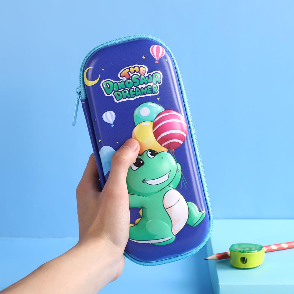 3D Cartoon Pencil Case - Cute, Large Capacity Stationery Bag for Kids, Boys & Girls