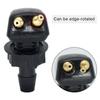 2PCS Universal Front Windshield Washer Wiper Nozzle Jet Sprayer Water Spout Outlet Adjustment Car Spray Nozzle