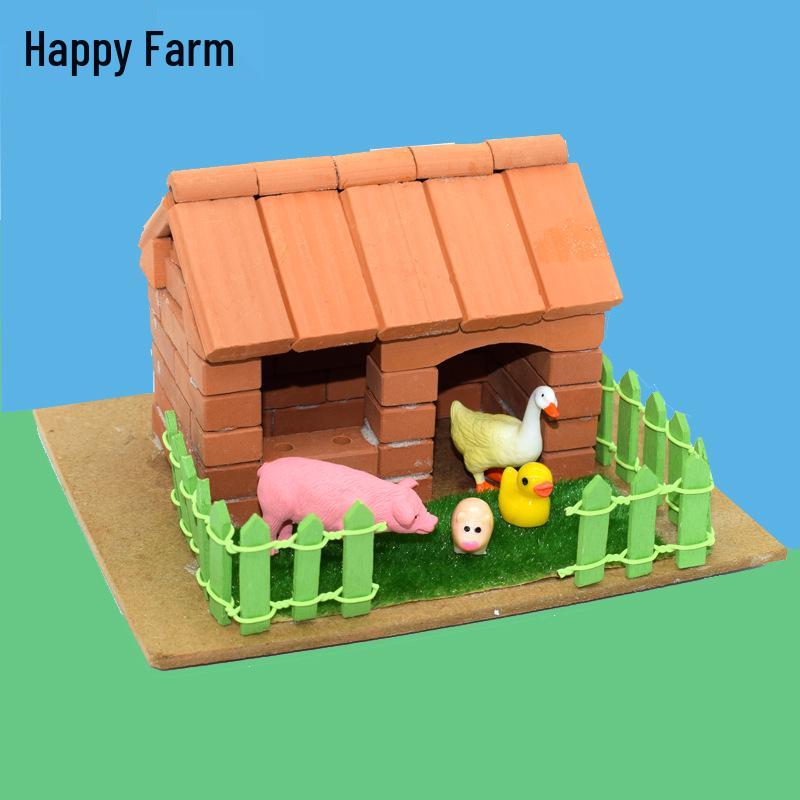 Little Bricklayer DIY Cement House Building Blocks - Educational Toy for Children