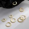 Small Aperture Stud Earrings for Women, Featuring Luxurious and High-end Style, with A Minimalist and Simple Ear Loop Design.