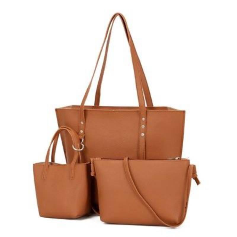 Large Capacity Purse For Women With Magnetic Closure And Soft Pu Material For Daily Use