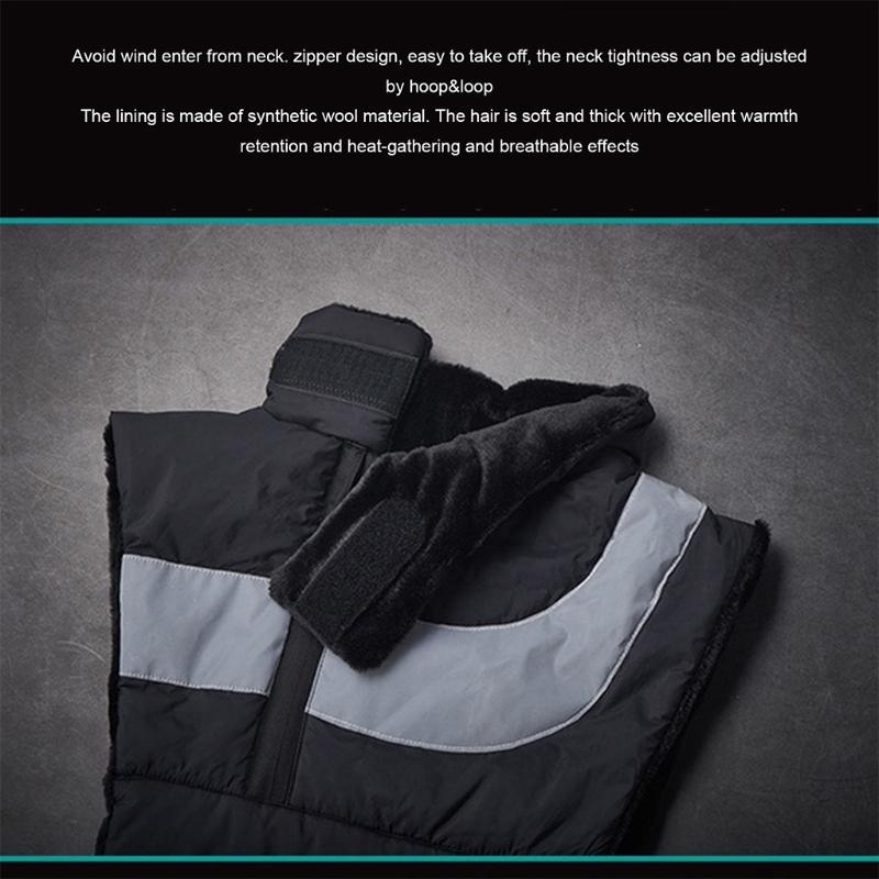 Elder Gift Water Repellent Scarf Skiing Vest Wrap for Neck and Shoulder Back Winter Neck Warmer Outdoor Hikers Elder