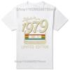 Made In 1979 Limited Edition 45 Years Of Being Awesome T Shirts Gifts Cotton Summer Tees Tops Unisexs Short Sleeve Tshirt