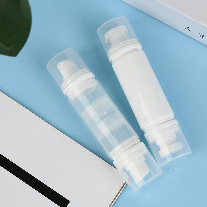 5Ml/10Ml Double Headed Vacuum Press Type Spray/Lotion Packaging Bottle Refillable Makeup Cosmetics For Cream Gel Container