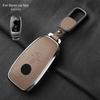 Metal And Leather Car Key Case Cover For Mercedes Benz W176 W177 W205 W206 W212 W213 W222 W223 W167 463 X166 A C E S G Cls Class