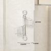 Suction Cup Rotating Organiser Kitchen Wall Mounted Onion Ginger Garlic Storage Box Bathroom No Punching Hanging Basket