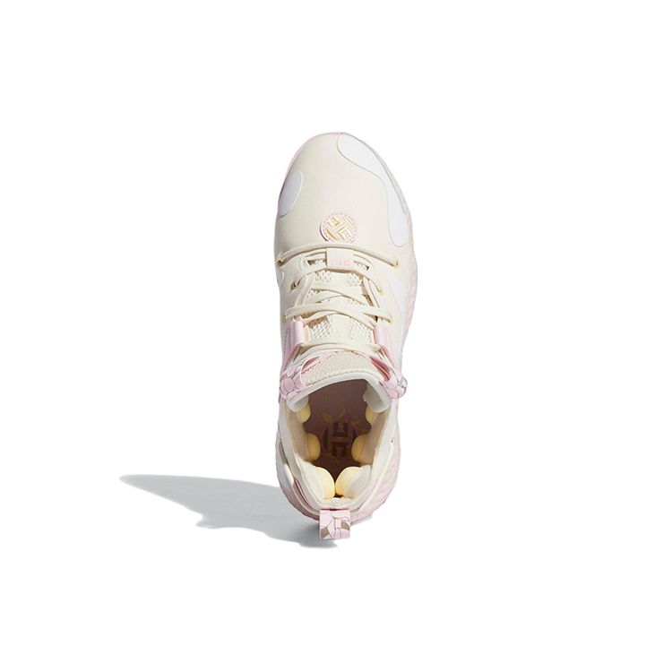 Adidas Harden Vol. 6 Cream Light Pink Unisex Sneakers Crew-White Footwear-White Clear-Pink GY2147