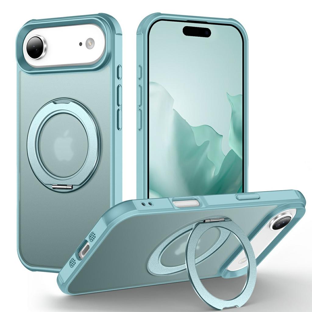 Etui na iPhone 17 Air z magnetyczną podpórką, hybrydowe etui na telefon z TPU+PC, odporne na wstrząsy