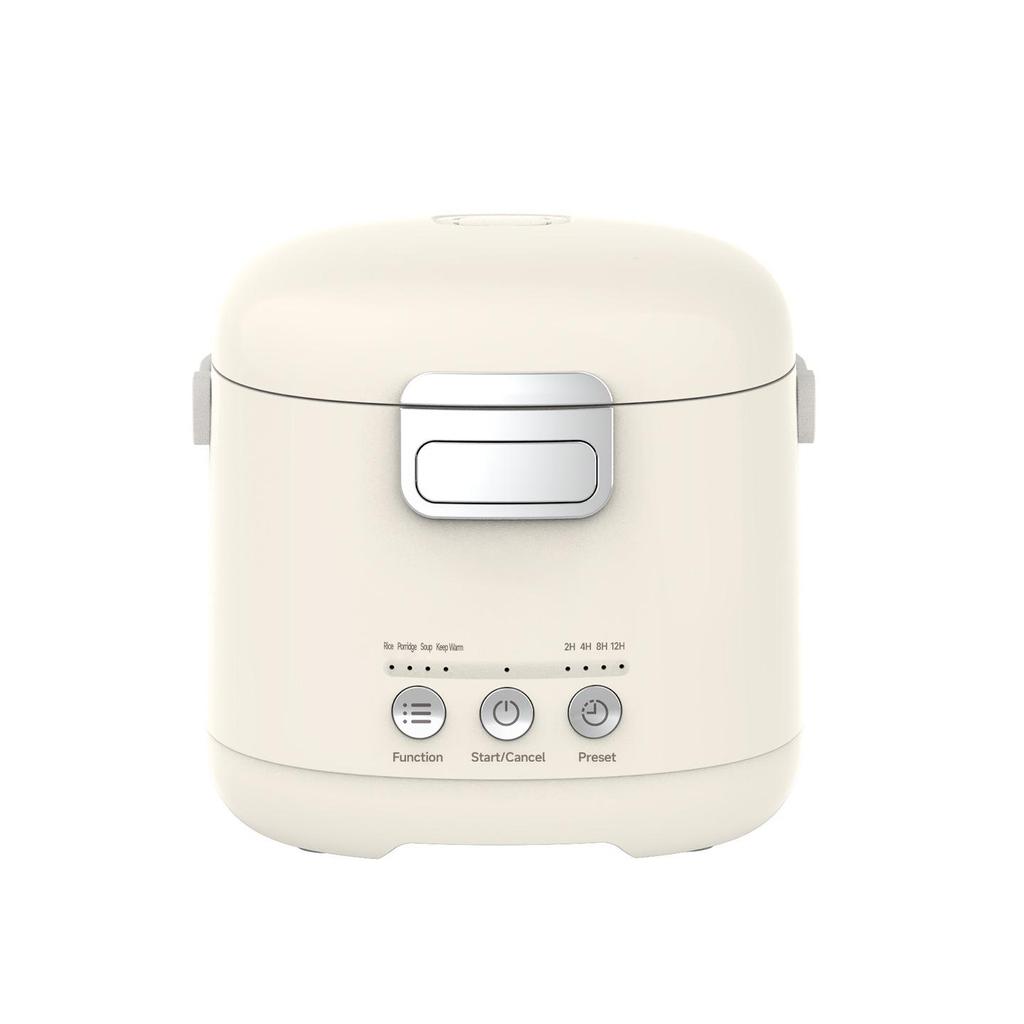 1.2L Mini Rice Cooker for 1-2 People - Steamer & Cooker with Titanium Pot