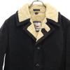 GAZELLE coat L black Fur lining Men's Used