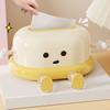 Creative Napkin Dispenser Spring Structure Tissue Box Cover Elegant Napkin Organizer Paper Towel Storage Container