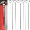 Steel Skewers for Grilling Kebabs 27cm 8 Pcs